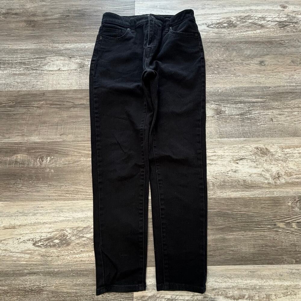 Nili Lotan Dark Wash Black Women 28x26 Size 0 Cotton Stretch Denim Skinny Jean‎